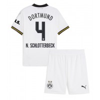 Camisa de time de futebol Borussia Dortmund Nico Schlotterbeck #4 Replicas 3º Equipamento Infantil 2024-25 Manga Curta (+ Calças curtas)